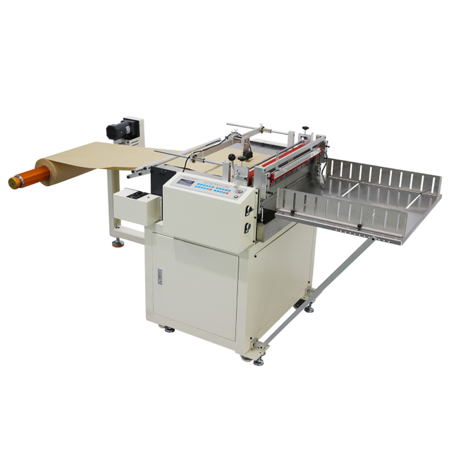 M&aacute;y cắt cuộn giấy nạp tự động nhỏ cho m&agrave;ng chuyển