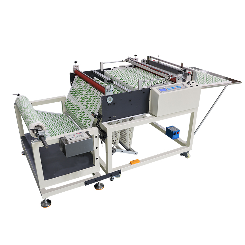 Mesin Pemotong Film Plastik Cetak Roll To Sheet Sepenuhnya Otomatis dengan Sensor Tanda Mata